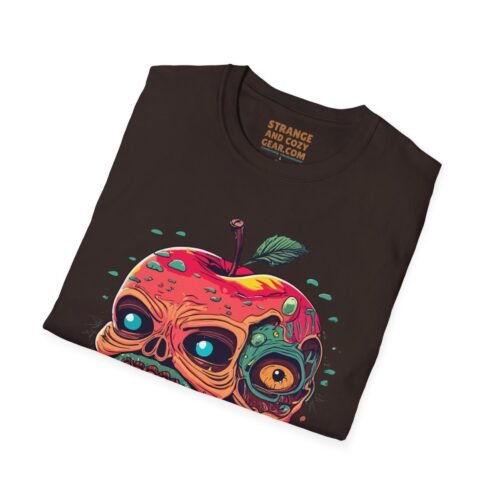 Zombie Apple Core graphic tee front view