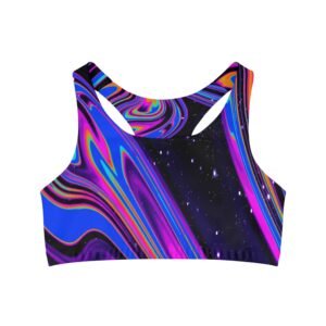 Cosmic Drift Sports Bra