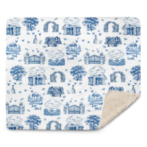 The Cryptid Country Club Sherpa blanket